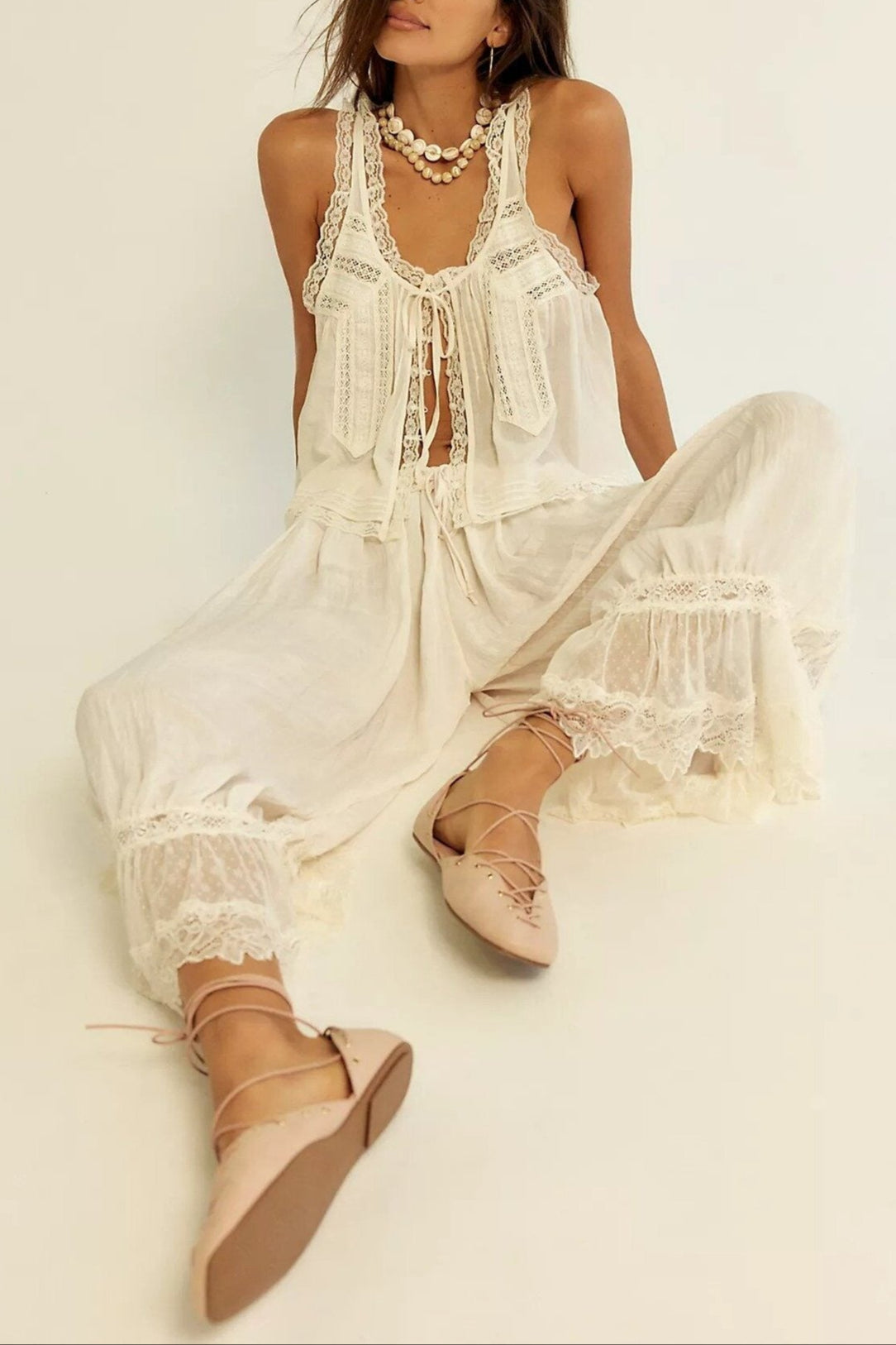 Joyce Lace Two-Piece Set