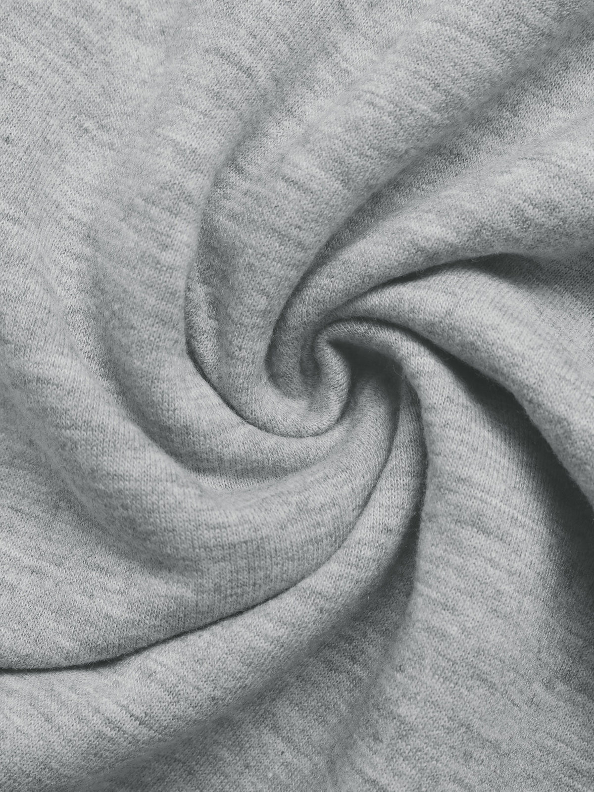 Margo & Main gray wide-leg lounge pants — close-up of the soft heathered cotton fabric