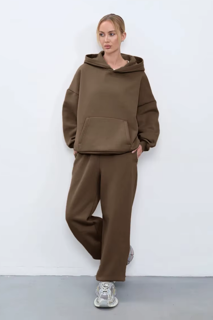 Margo & Main – cotton oversized hooded fleece sweatshirt, additional view 11, US women's sizes