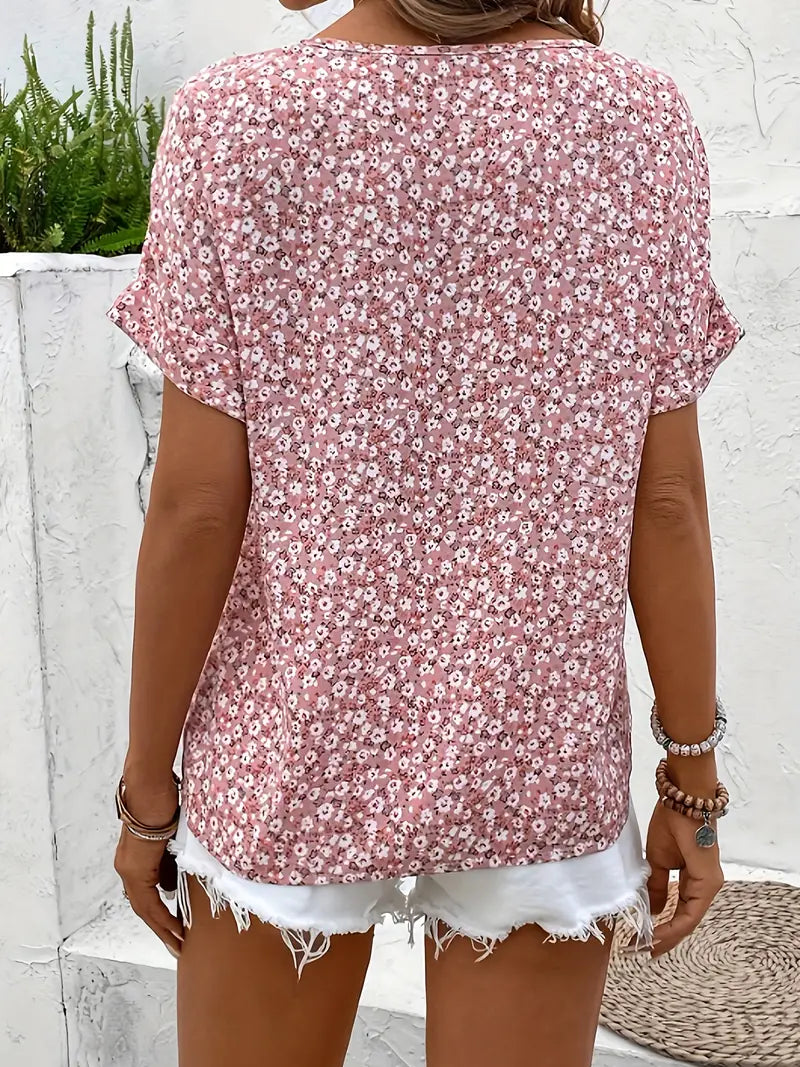 Elira Flattering Button Blouse