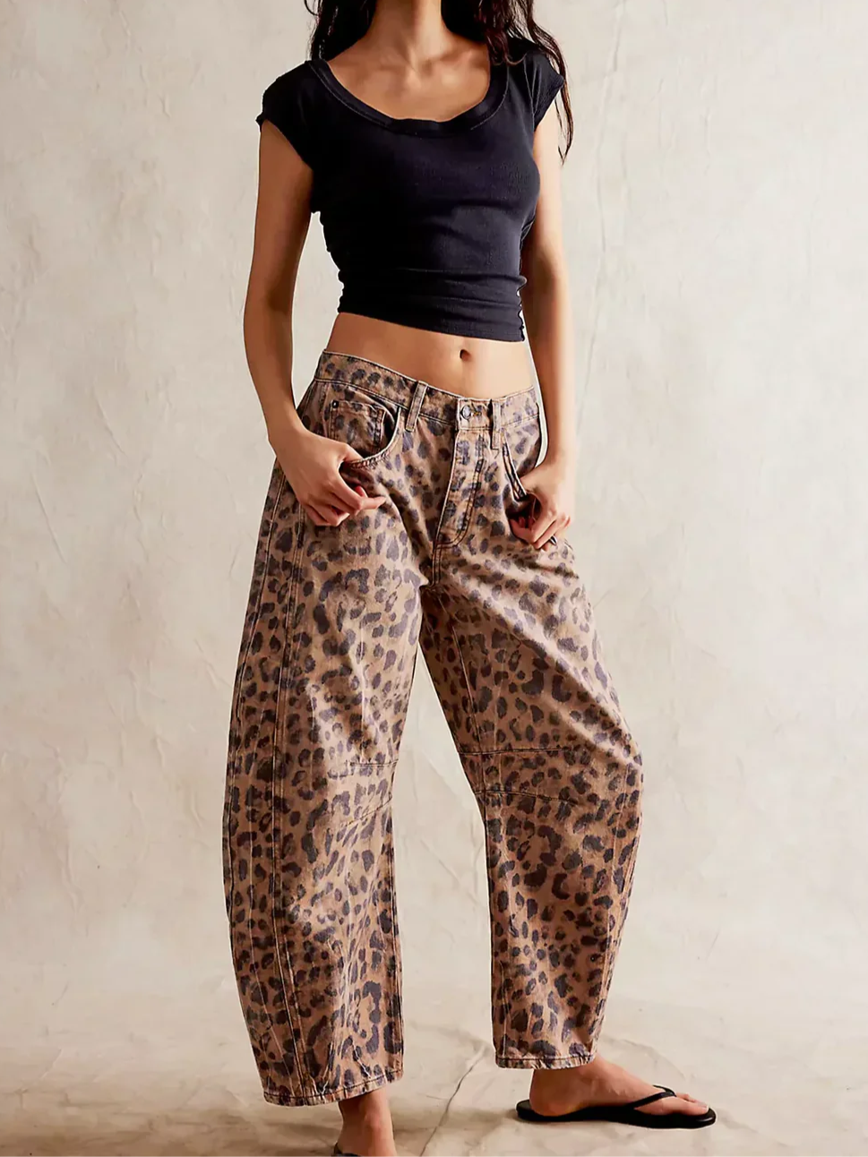 Kathleen Sculpted Barrel Leg Denim Jeans