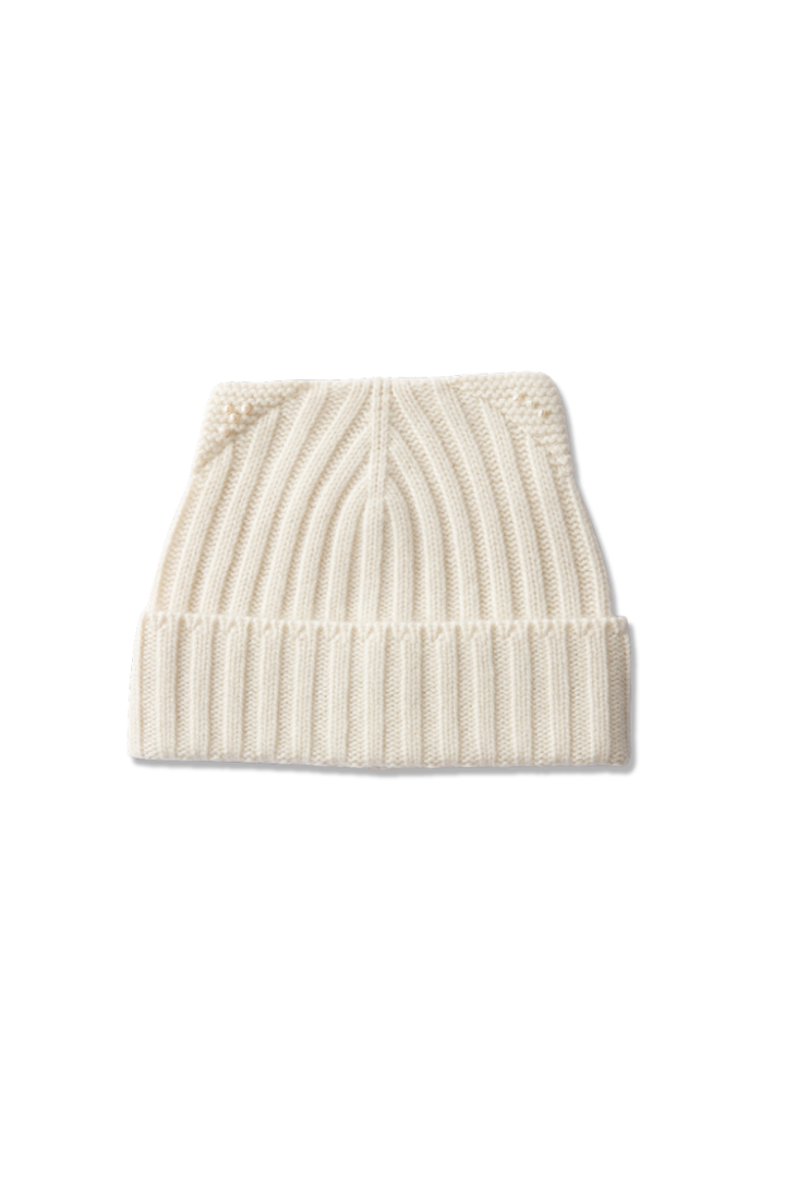 Felicity Pure Cashmere Wide Rib Beanie