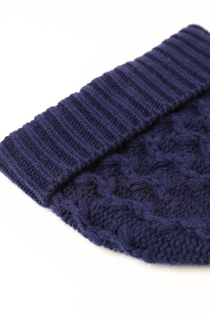 Harmony Cashmere Blend Cable Beanie