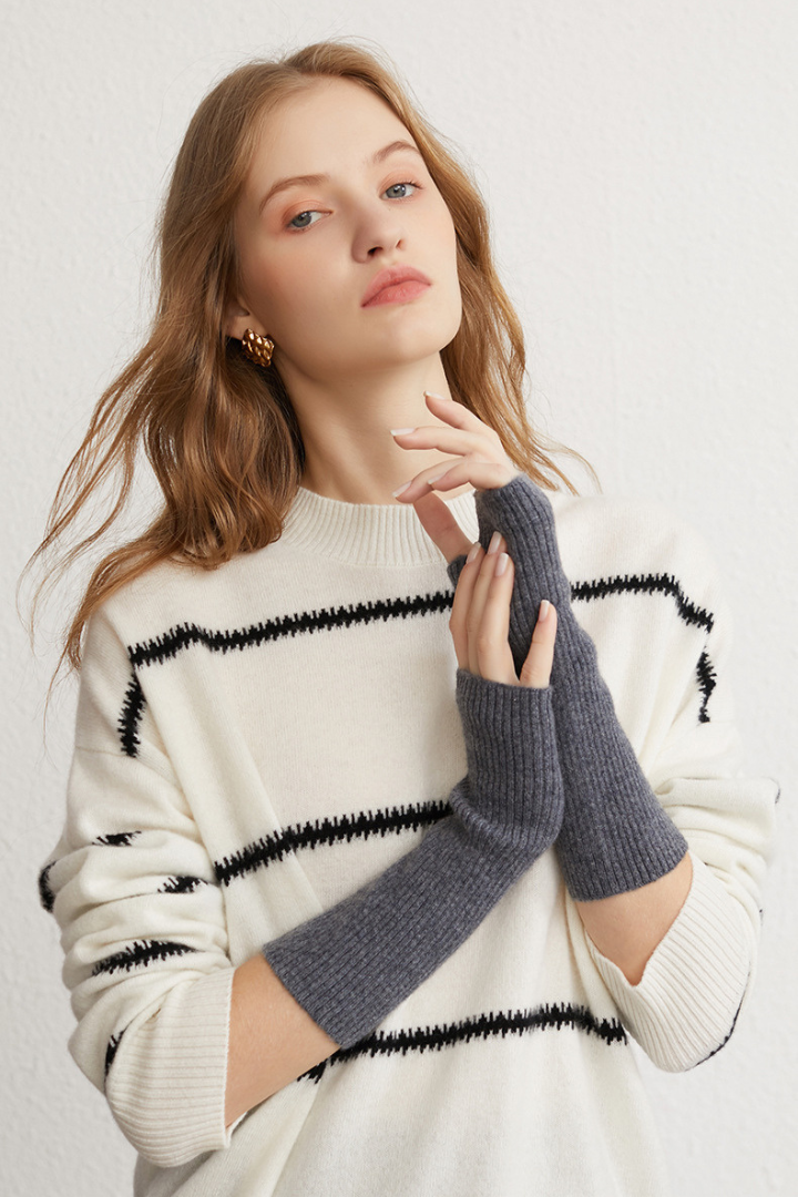 Everild Pure Cashmere Long Cuff Gloves