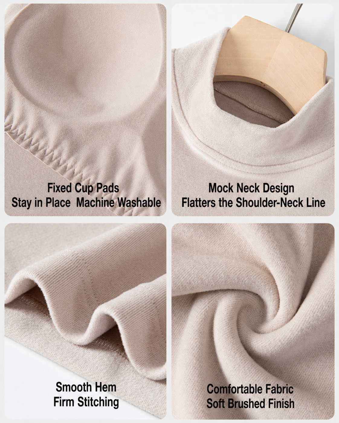 Fulvia Ribbed Mock Neck Sleeveless Knit Top