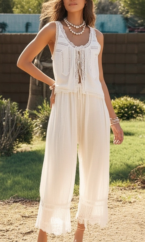 Joyce Lace Two-Piece Set