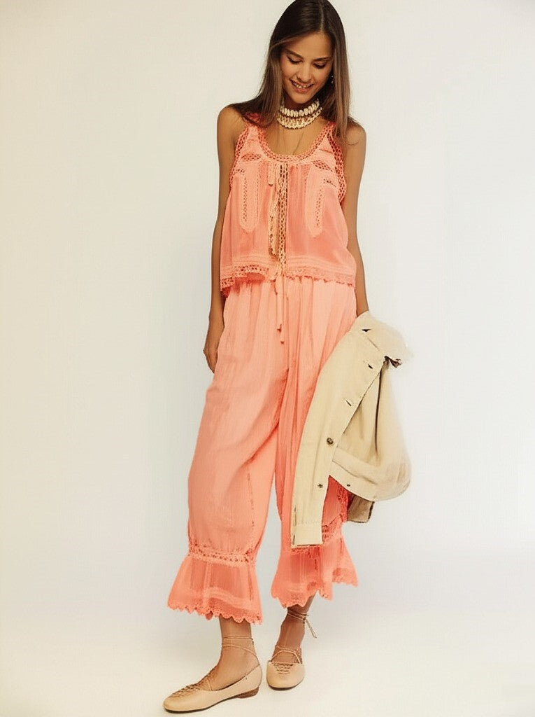 Joyce Lace Two-Piece Set