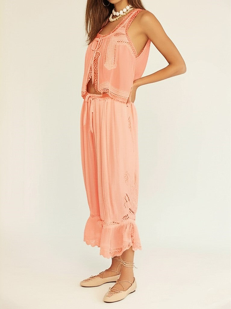 Joyce Lace Two-Piece Set