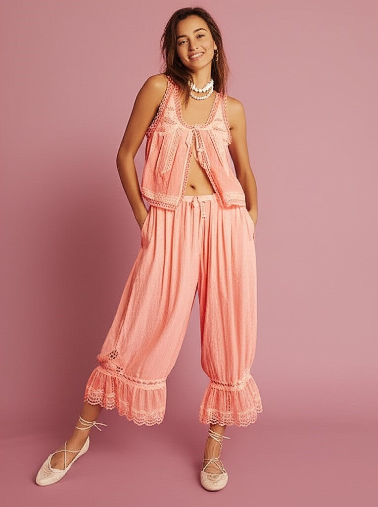 Joyce Lace Two-Piece Set