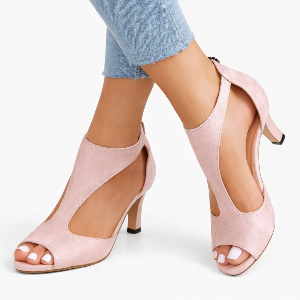 Elara Comfort Heel Sandals