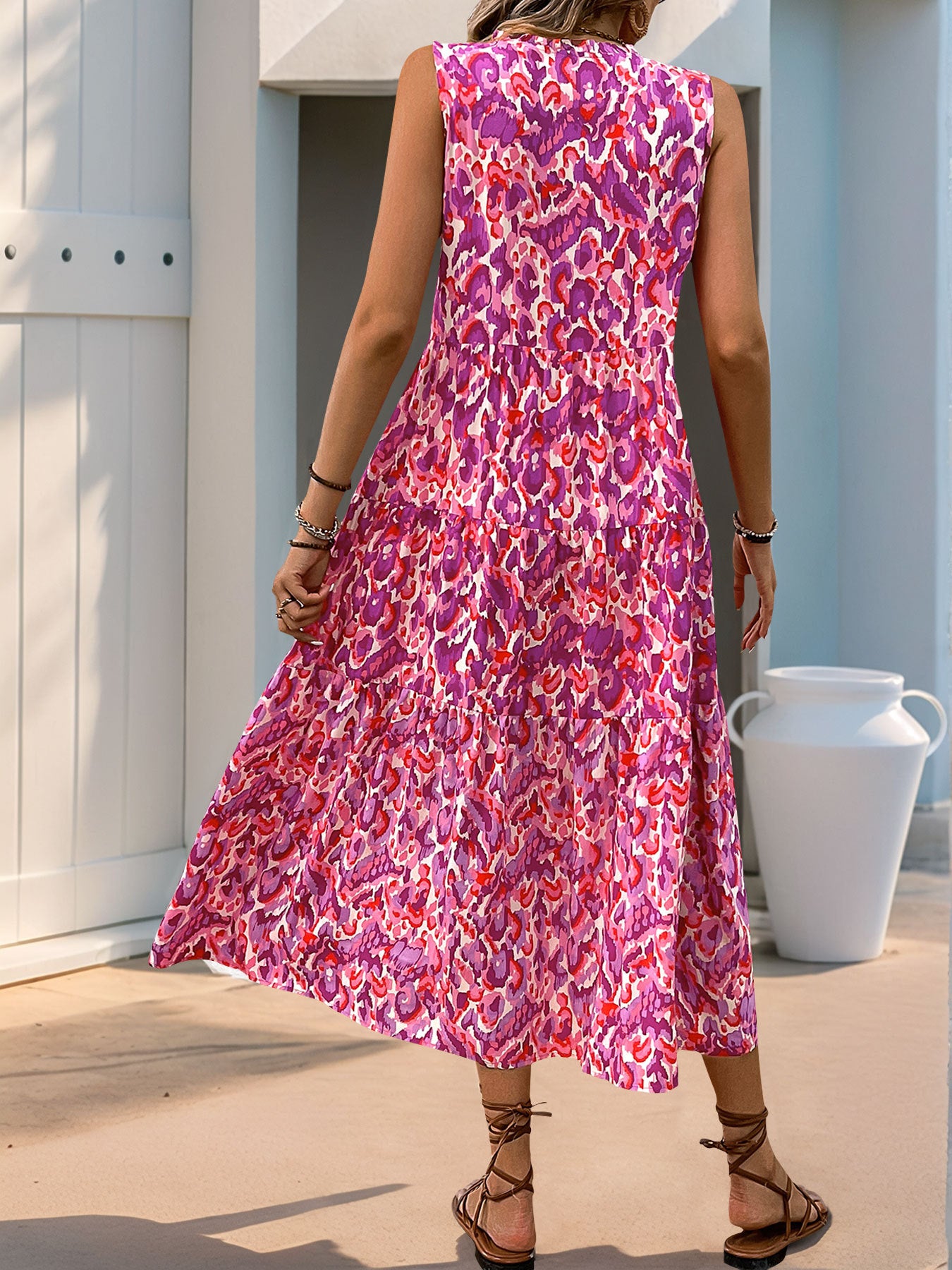Arlene Printed Resort Midi Dress