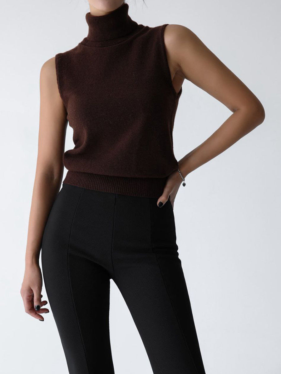 Madelief Mock Neck Knit Sweater Twinset