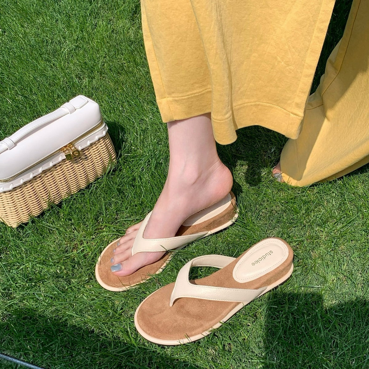 Astoria Cushioned Orthopedic Wedge Flip Flop Sandals