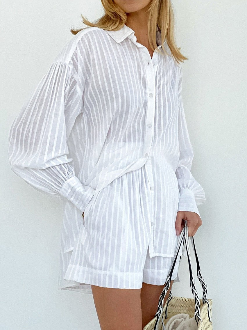 Maxine Striped Summer Co-Ord Set