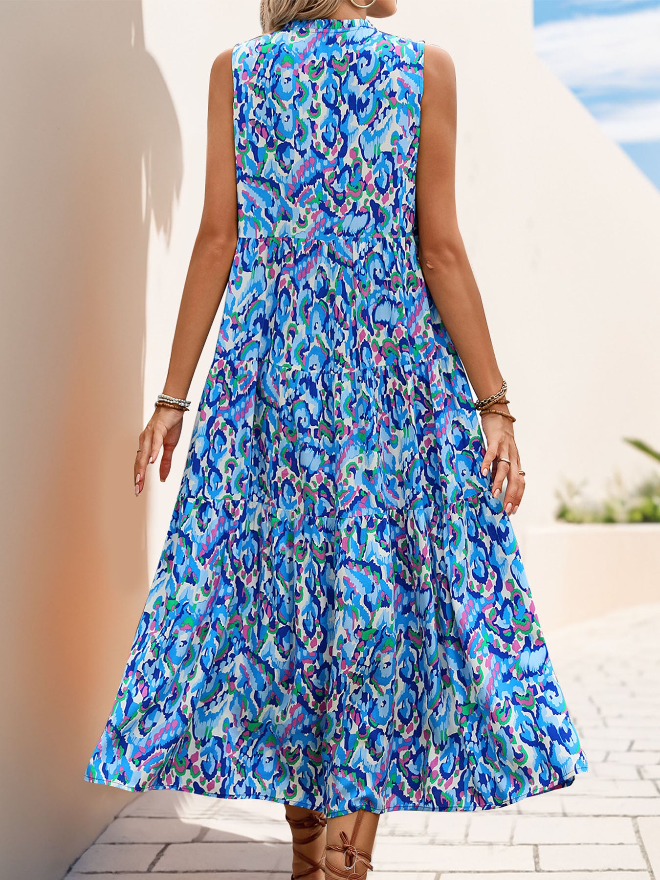 Arlene Printed Resort Midi Dress