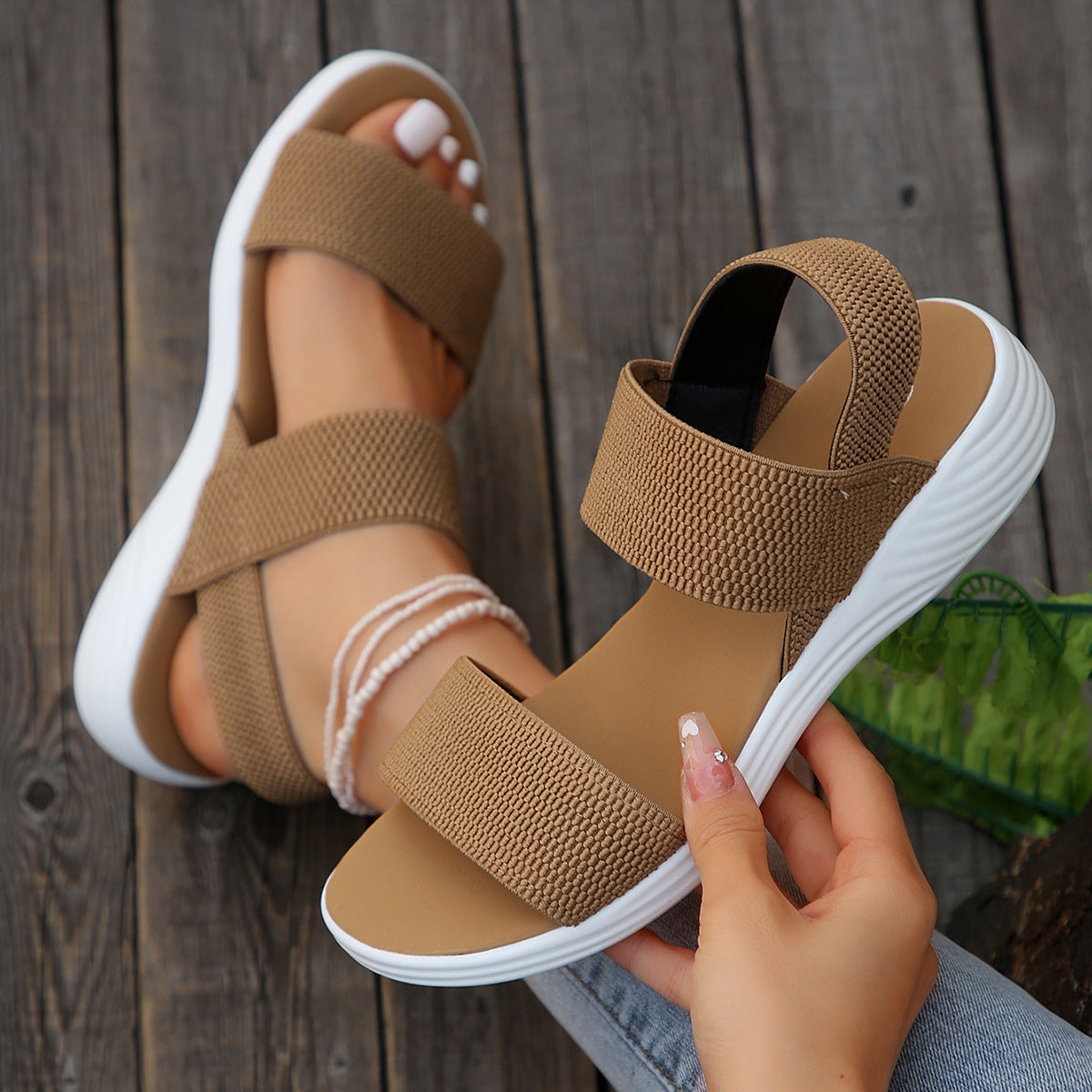 Simone Comfort Stretch Sandals