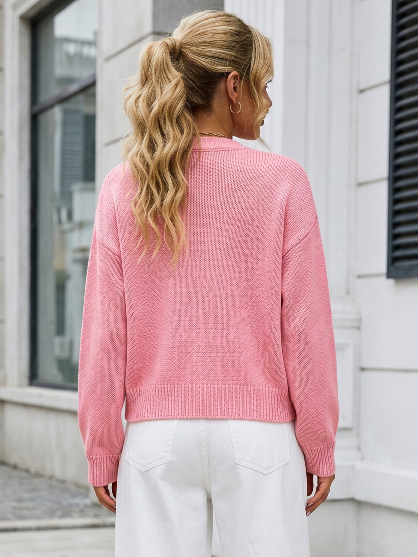 Caelia Open Knit Cardigan