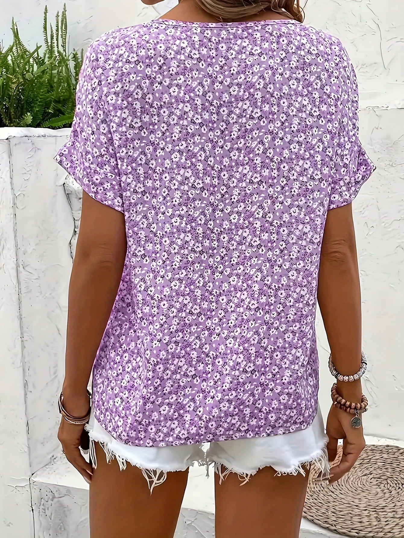 Elira Flattering Button Blouse