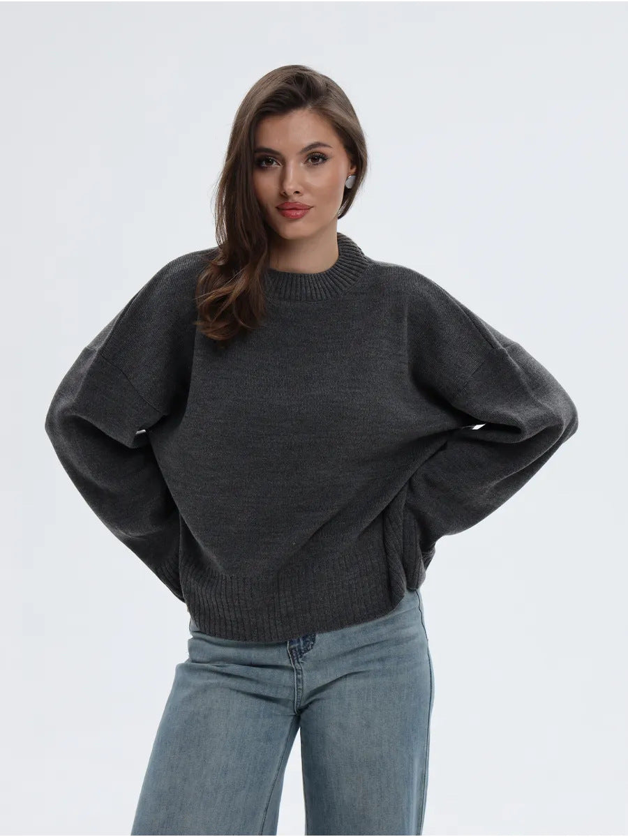 Margo & Main – ribbed-cuff oversized pullover sweater, additional view 12, US women's sizes