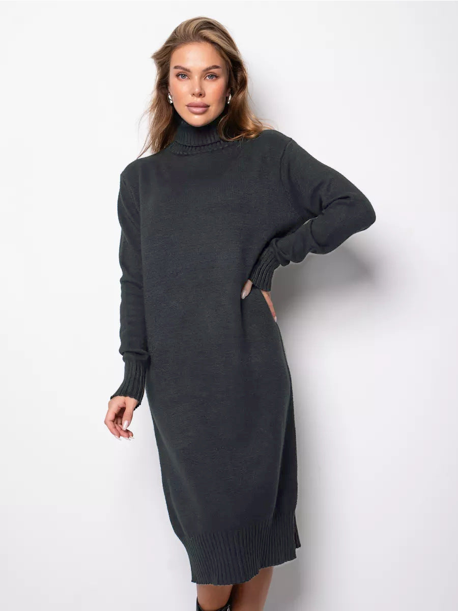Margo & Main – turtleneck knit sweater dress, additional view 22, US women's sizes