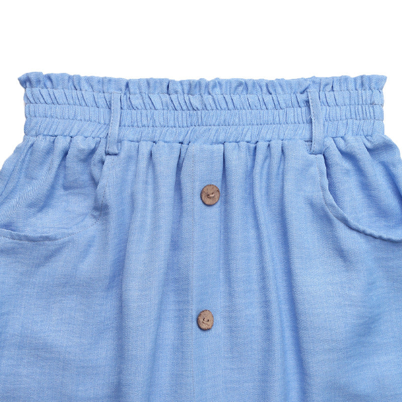 Genevieve Flow Waist Midi Skirt