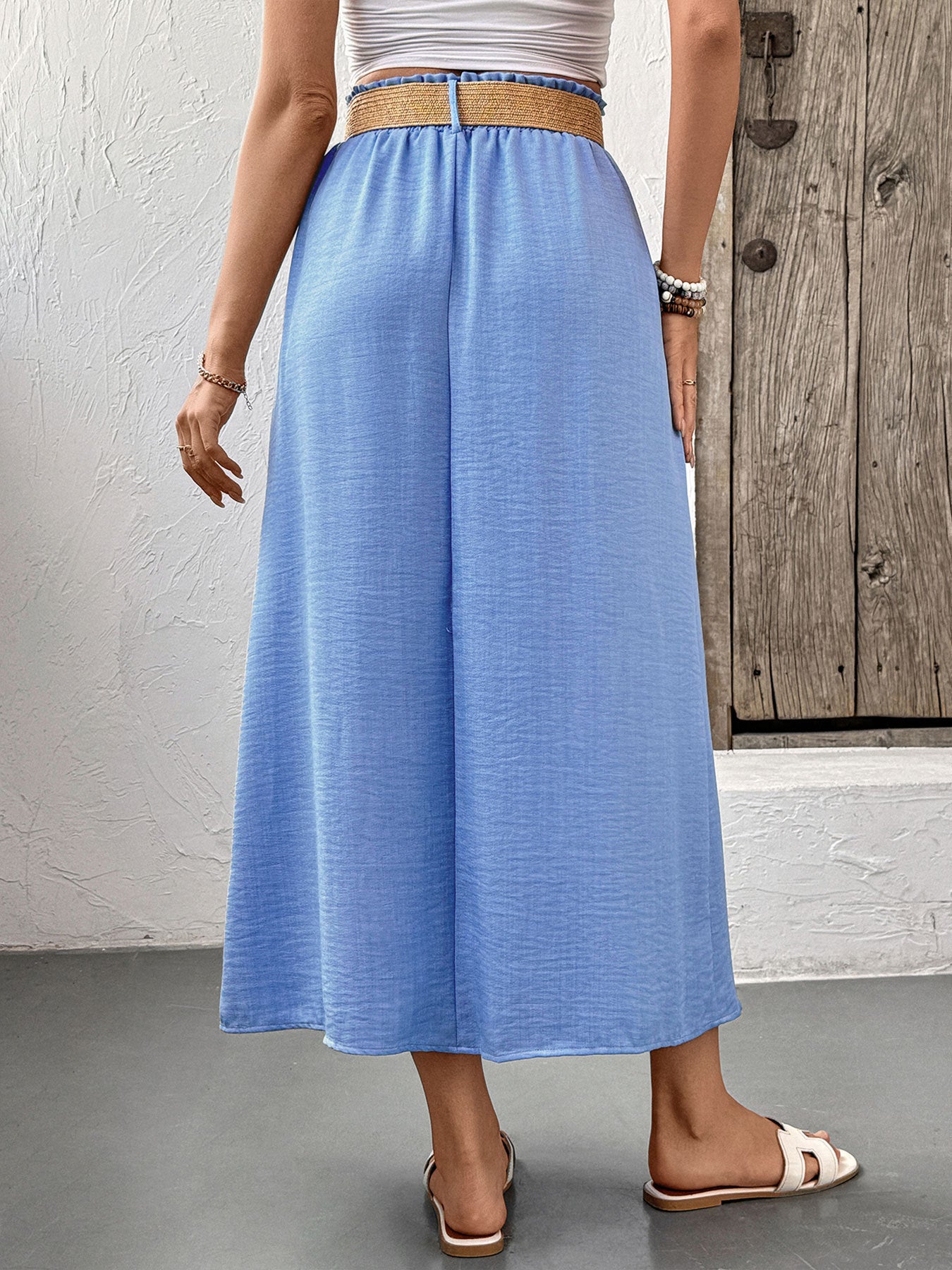 Genevieve Flow Waist Midi Skirt