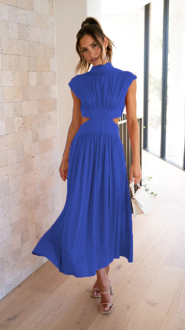 Valeria Elegant Cut-Out Midi Dress