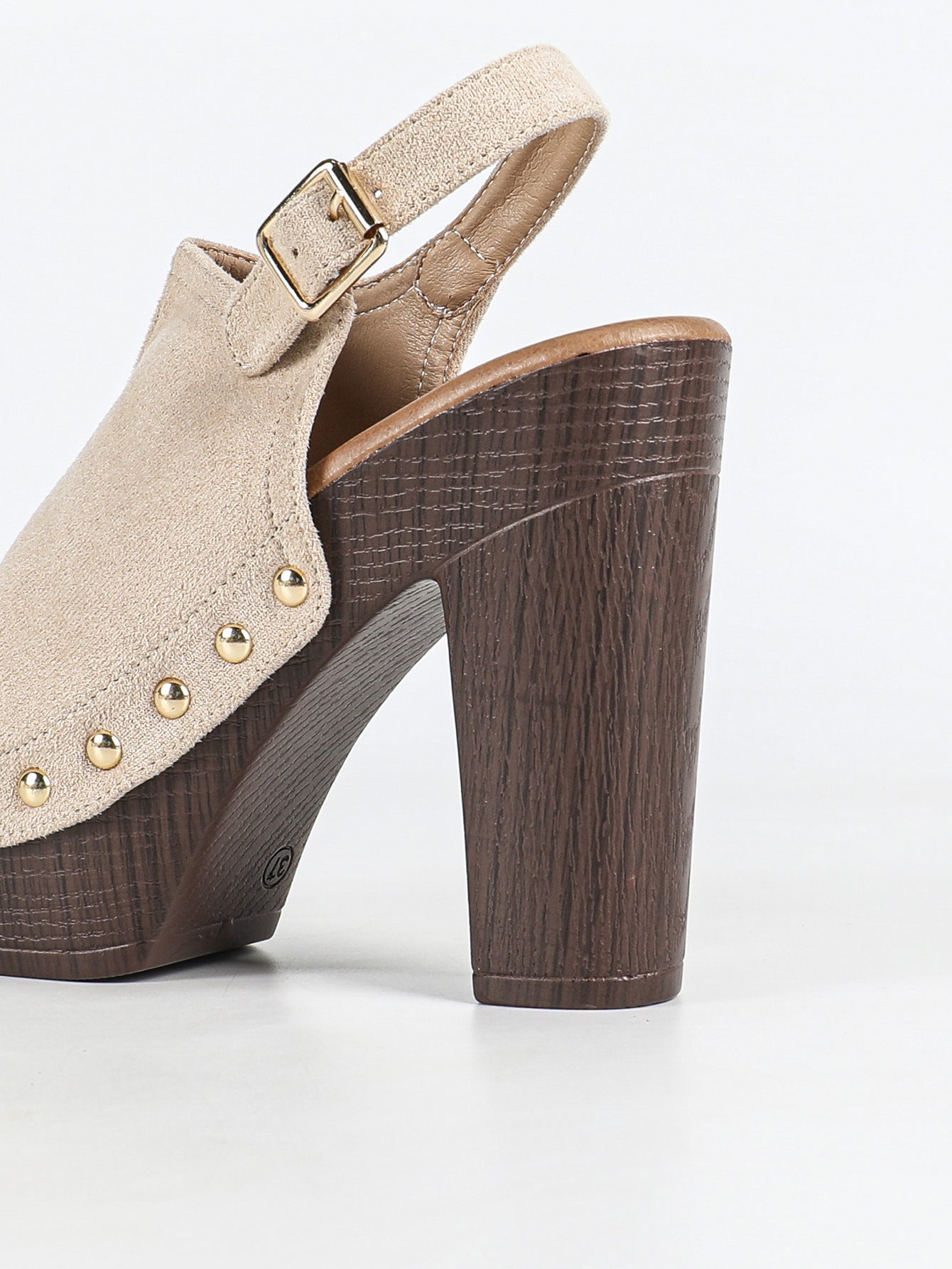 Belva Studded Platform Heel Sandals