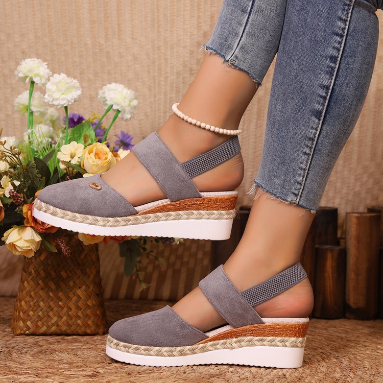 Cassandra Espadrille Wedge Sandals