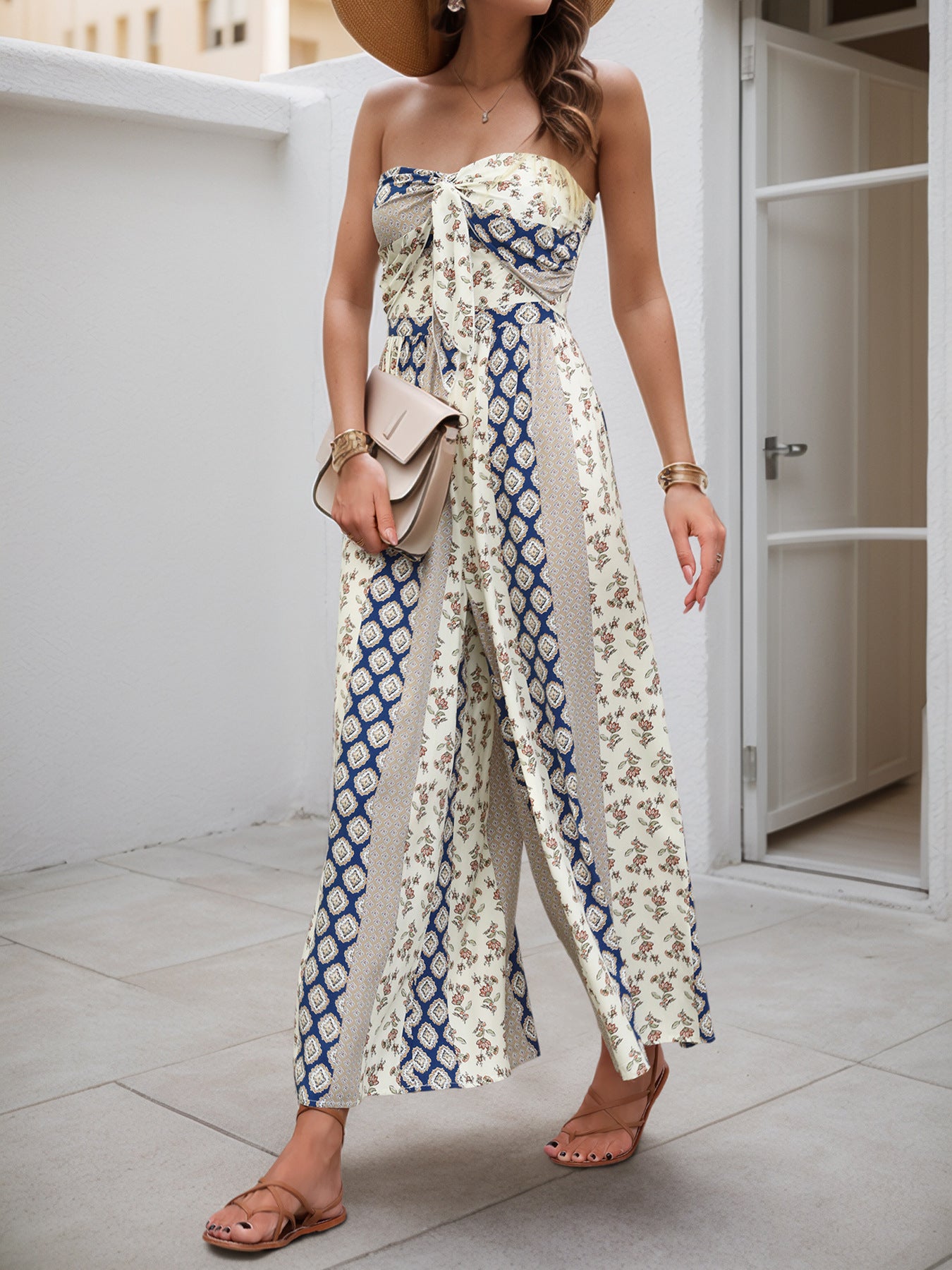 Martha Bohemian Wide Leg Jumpsuit