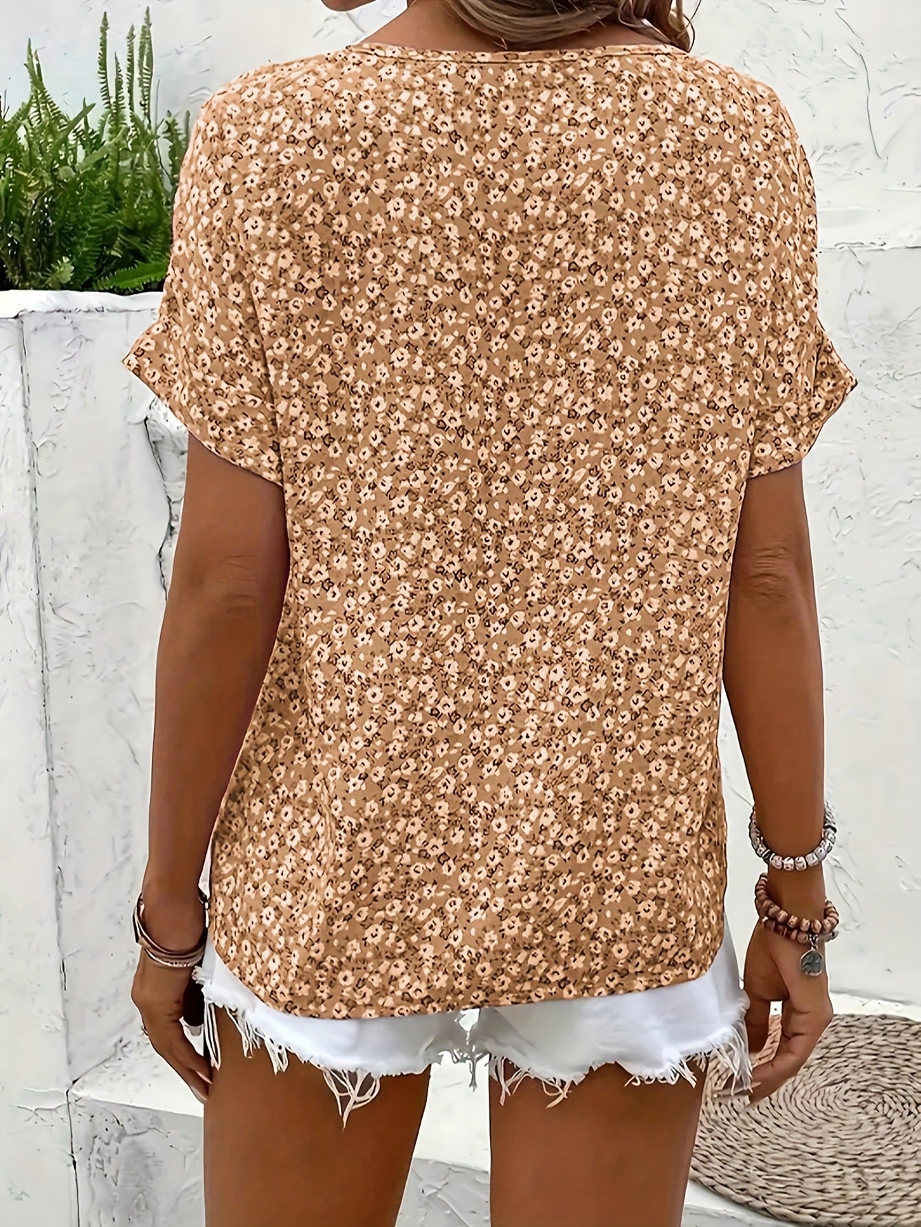 Elira Flattering Button Blouse