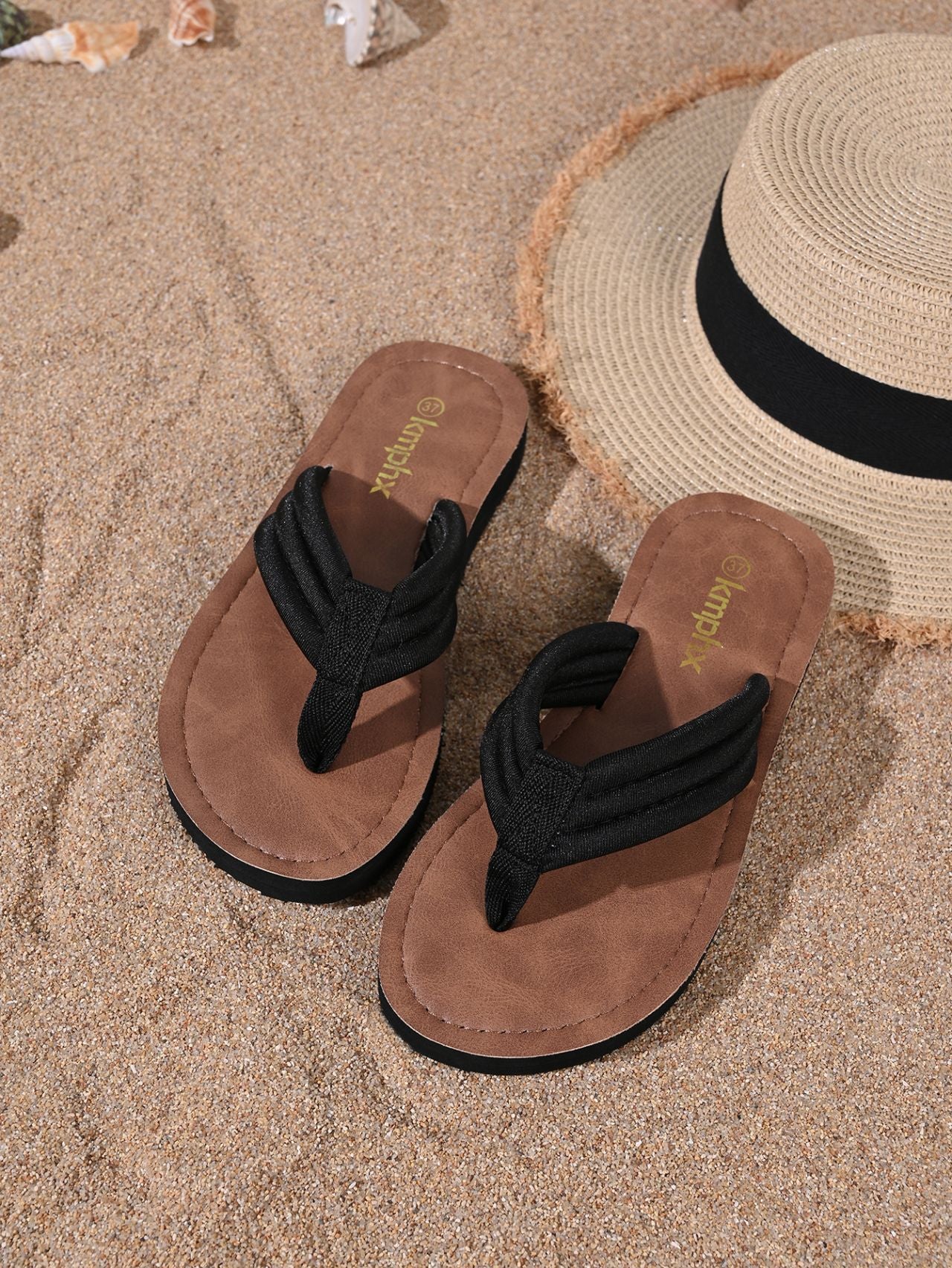 Terri Cushioned Flip Flop Sandals