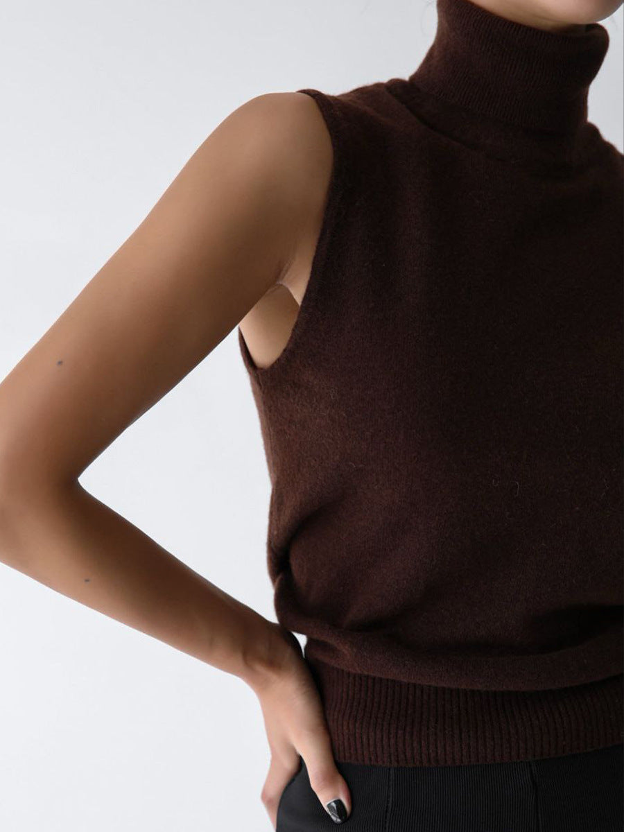 Madelief Mock Neck Knit Sweater Twinset