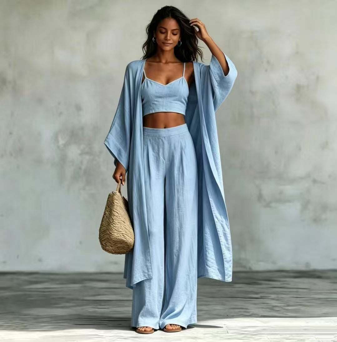 Tahlia Cotton Linen Resort Set