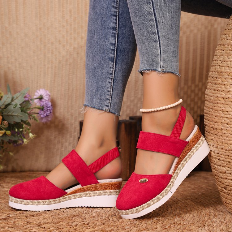 Cassandra Espadrille Wedge Sandals