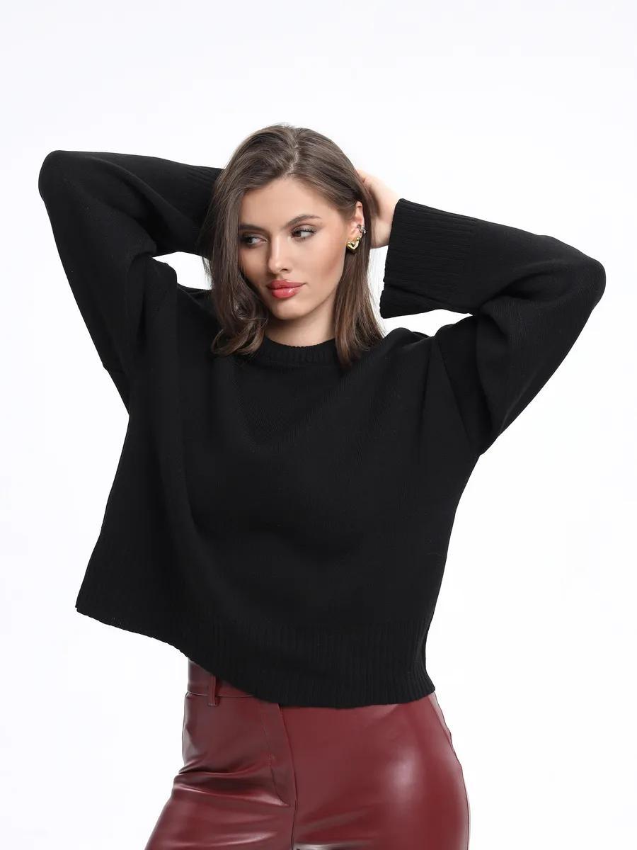 Margo & Main – ribbed-cuff oversized pullover sweater, additional view 17, US women's sizes