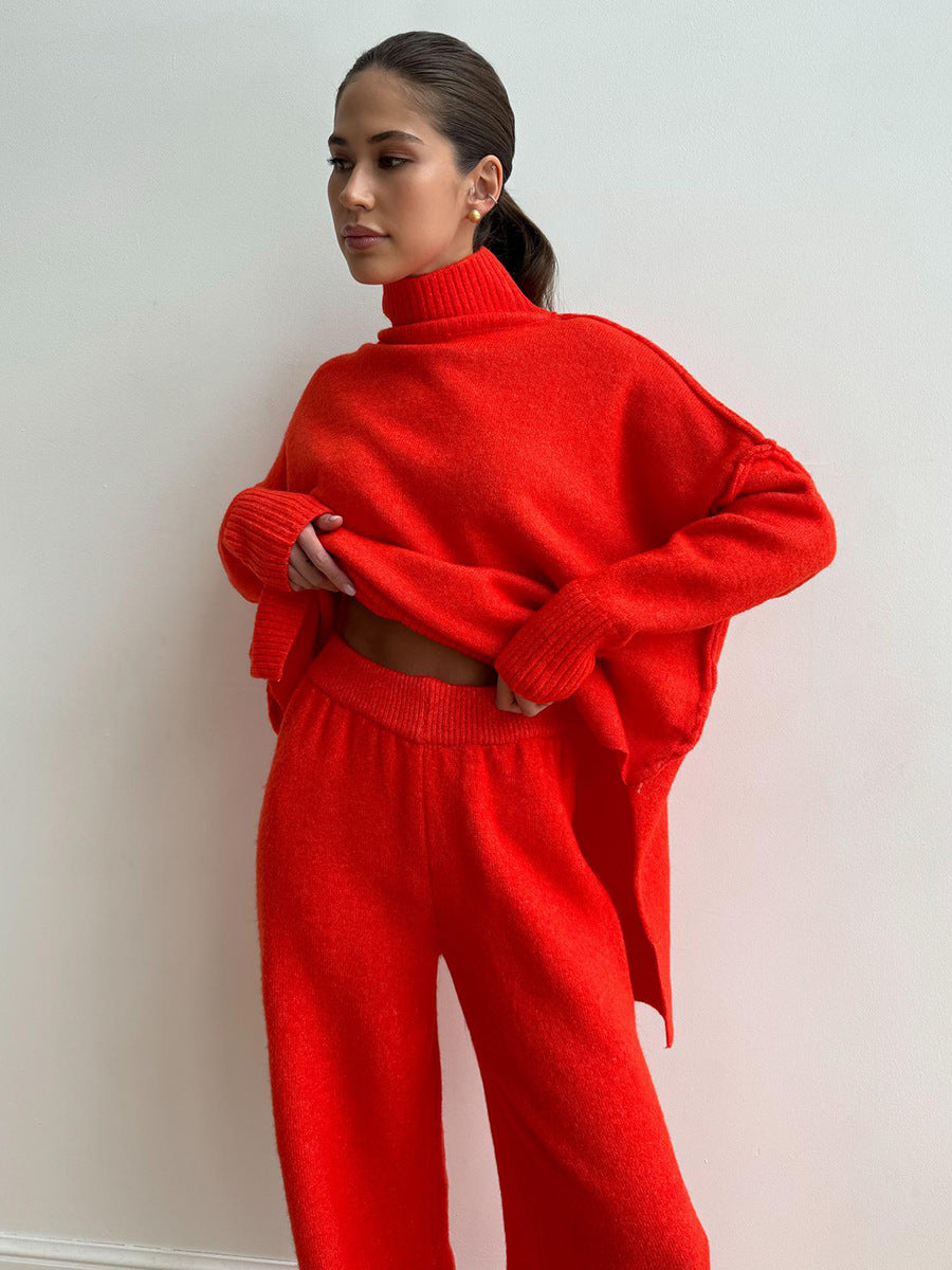 Margo & Main – turtleneck knit sweater & pants set, additional view 13, US women's sizes