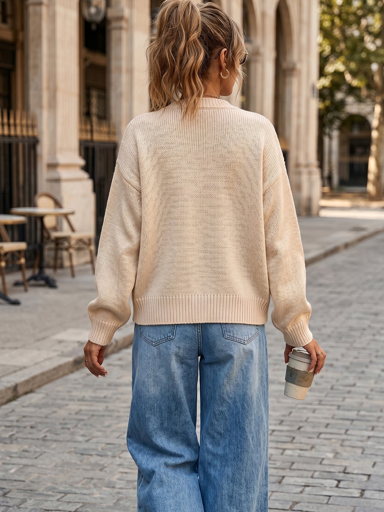 Caelia Open Knit Cardigan
