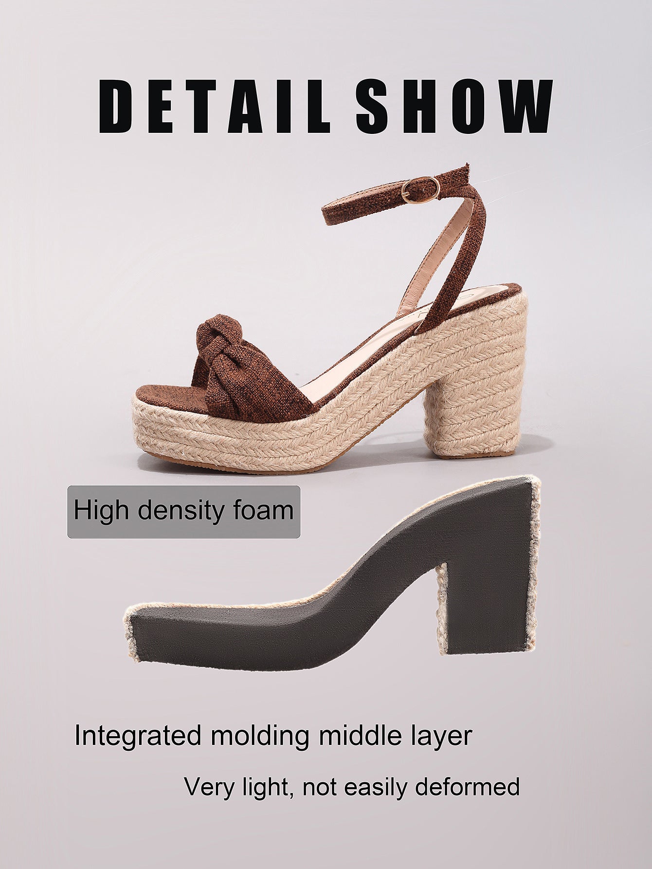Margo & Main – Knotted Bow Espadrille Wedge Sandals, additional view 11, US women's sizes