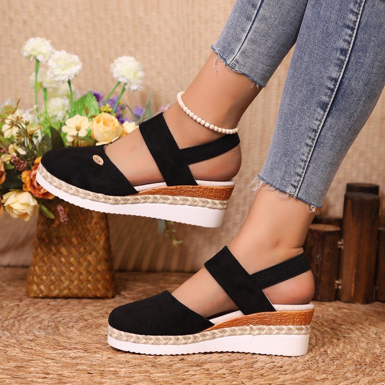 Cassandra Espadrille Wedge Sandals