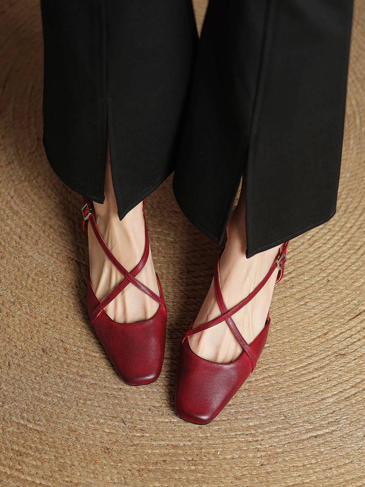 Margo & Main – genuine leather slingback mary janes, side view, US women's sizes