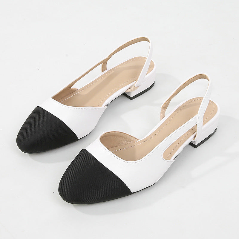 Dorothy Cap-Toe Slingback Heels