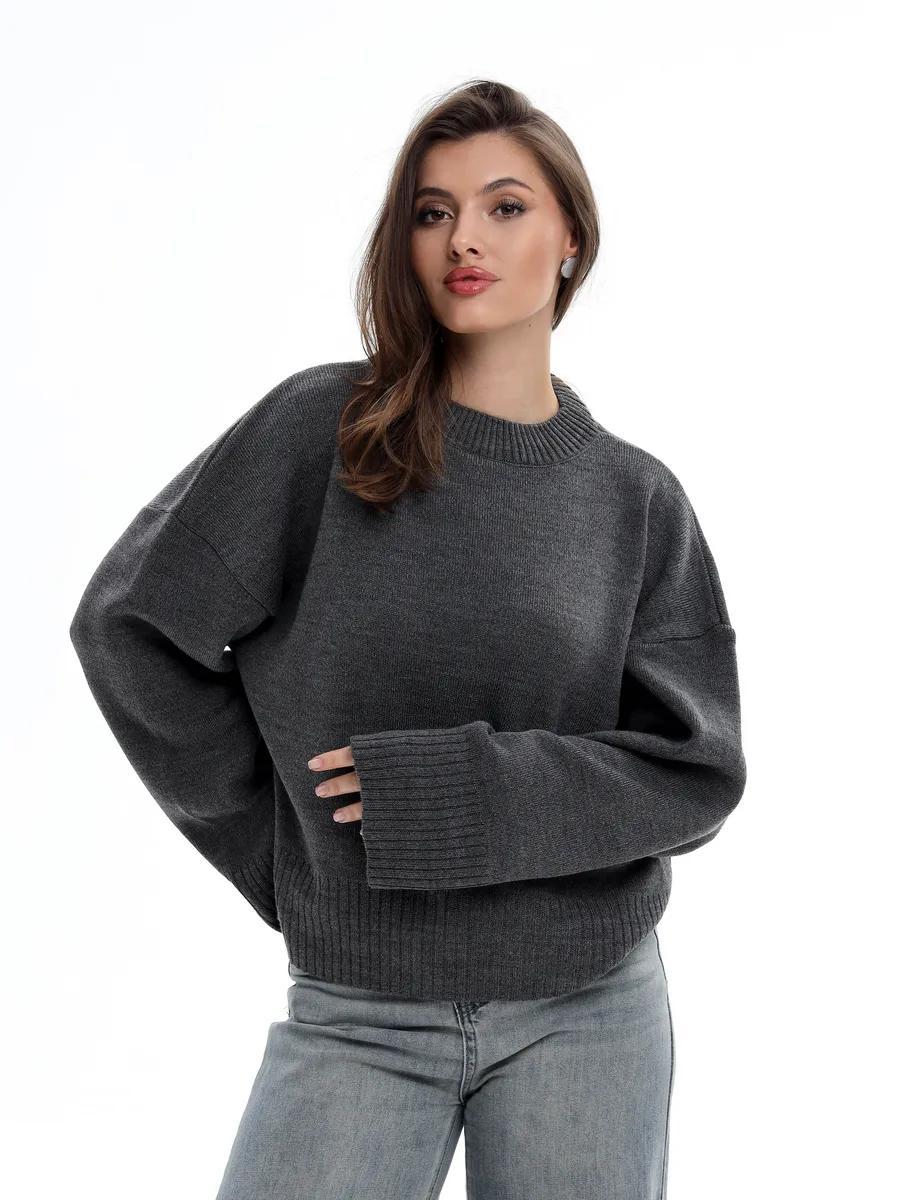 Margo & Main – ribbed-cuff oversized pullover sweater, additional view 11, US women's sizes