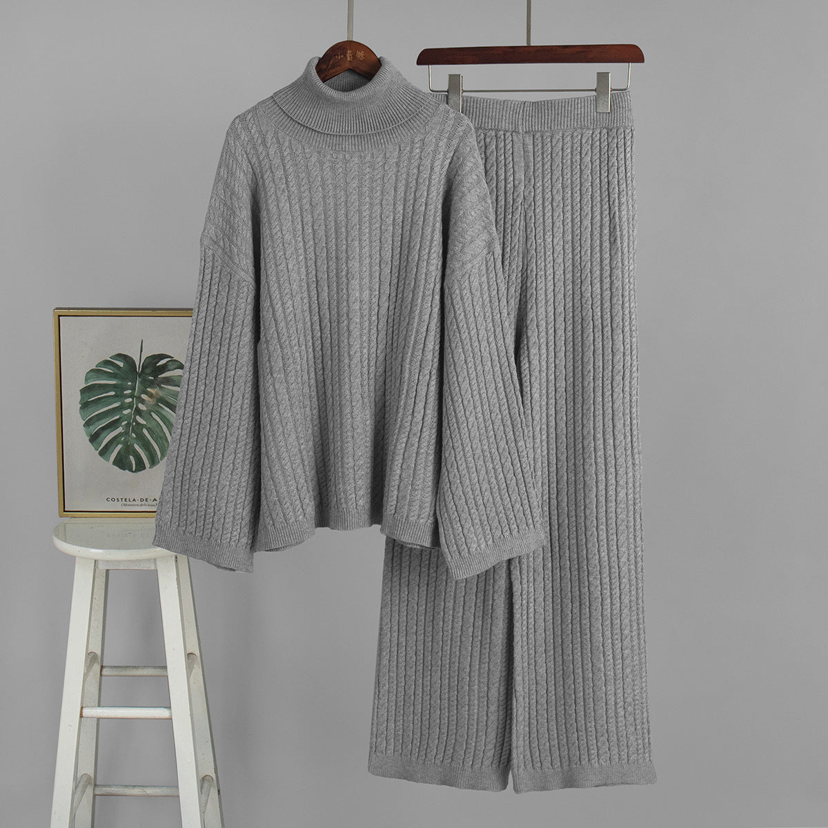 Venetia Cable Knit Sweater and Pants Set