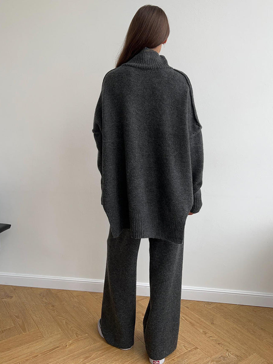 Margo & Main – turtleneck knit sweater & pants set, additional view 15, US women's sizes