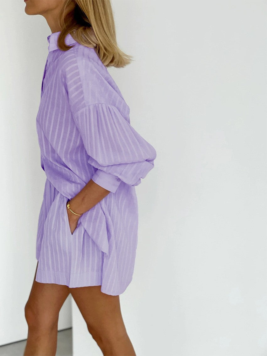 Maxine Striped Summer Co-Ord Set