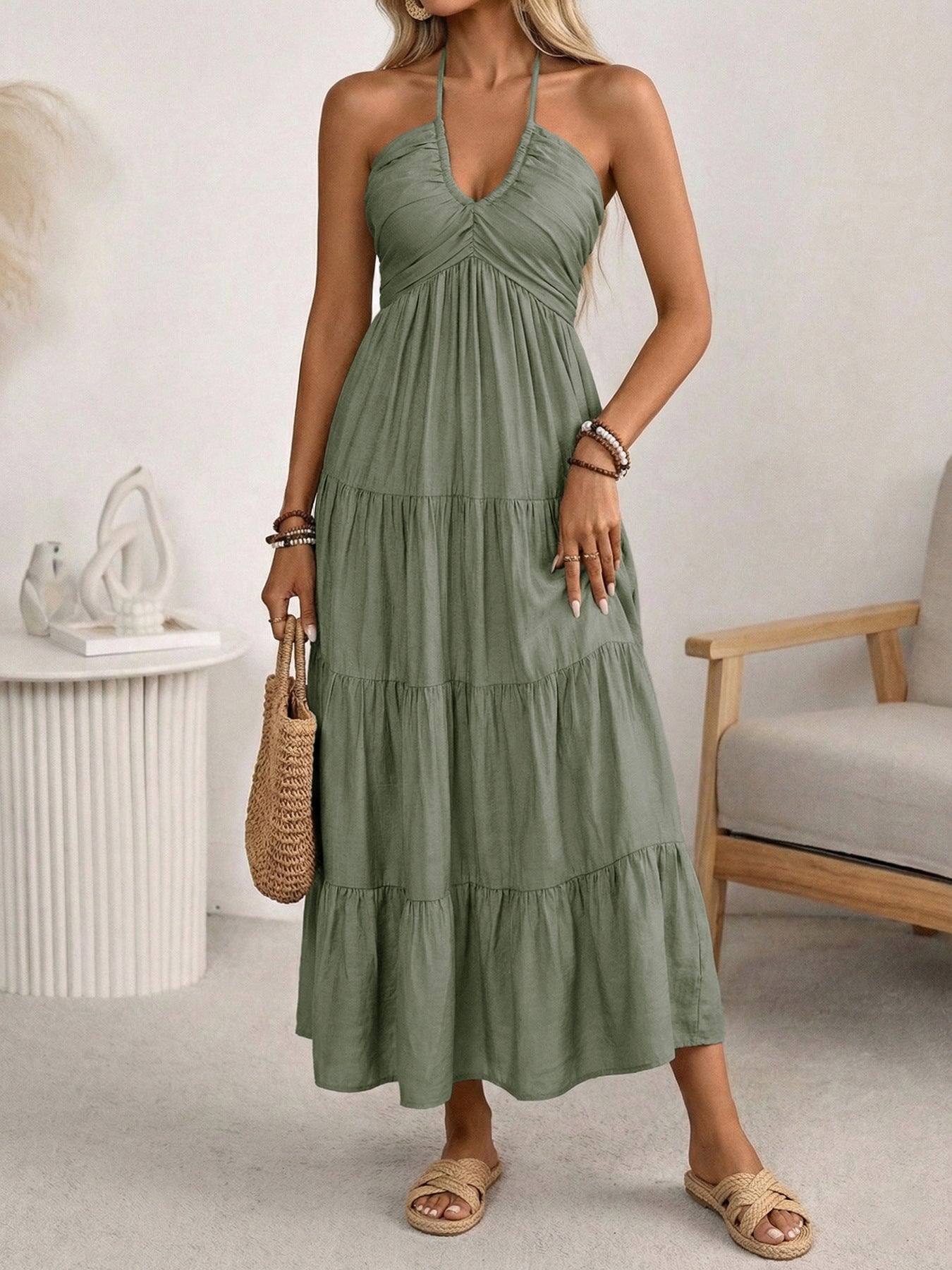 Lillian Flow Cotton Midi Dress