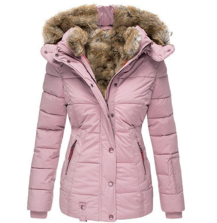 Liesl Quilted Faux Fur Hood Puffer Jacket