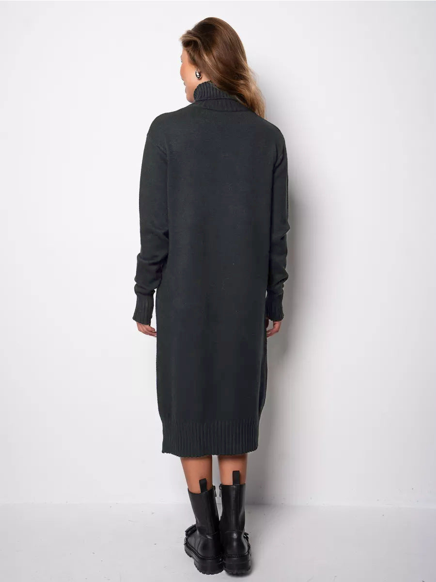 Margo & Main – turtleneck knit sweater dress, additional view 23, US women's sizes