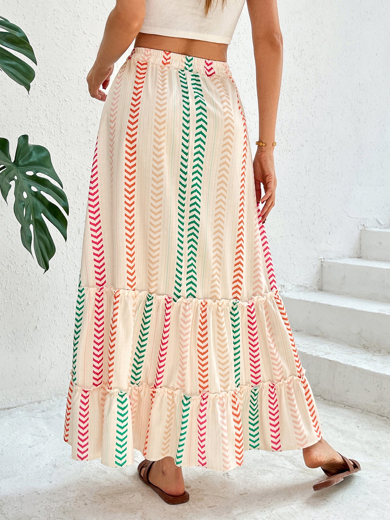 Vivian Boho Flow Maxi Skirt